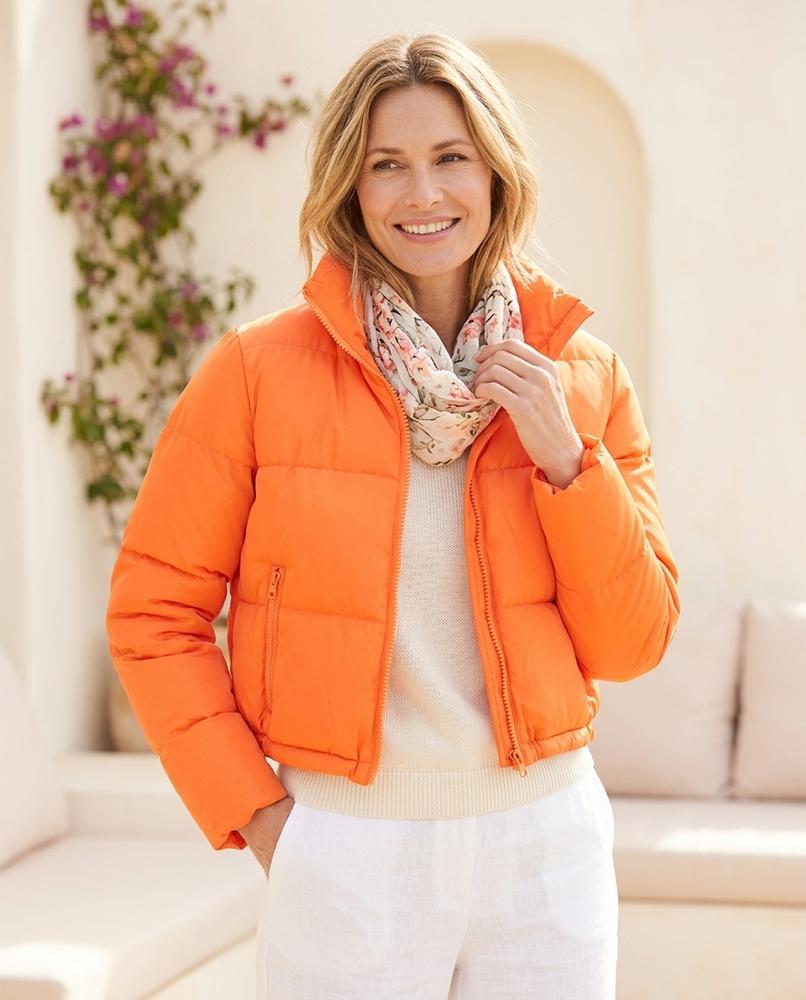 Marvis Mode - Nisol | Gefüttert Kurzgeschnitten Jacke Damen