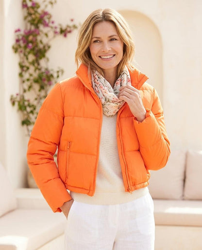 Marvis Mode - Nisol | Gefüttert Kurzgeschnitten Jacke Damen