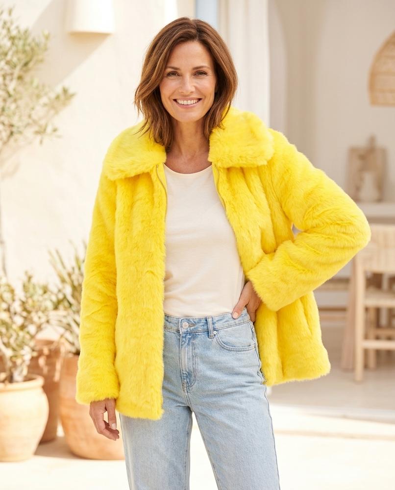 Marvis Mode - Tarel | Flauschige Gefütterte Jacke Damen