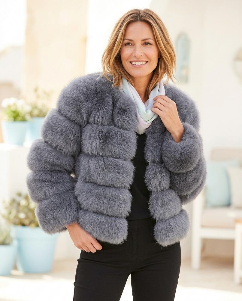Marvis Mode - Lodan | Voluminöse Segmentierte Jacke Damen
