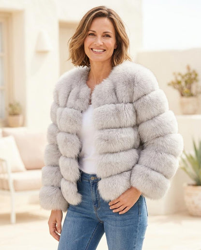 Marvis Mode - Lodan | Voluminöse Segmentierte Jacke Damen