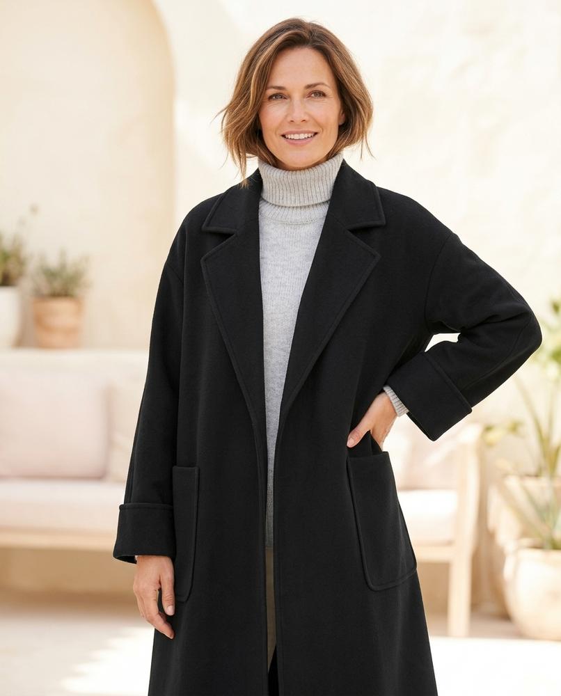 Marvis Mode - Vadar | Locker Geschnittener Mantel Damen