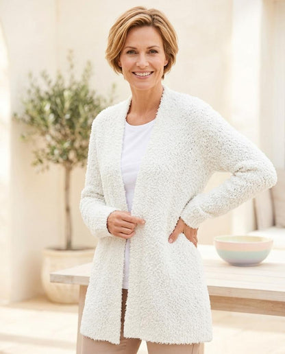Marvis Mode - Casel | Kapuzen Teddy Cardigan Damen