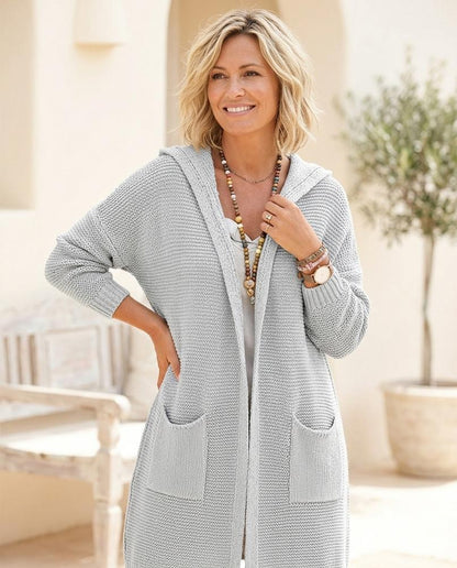 Marvis Mode - Dalan | Langgeschnittener Strick Cardigan Damen