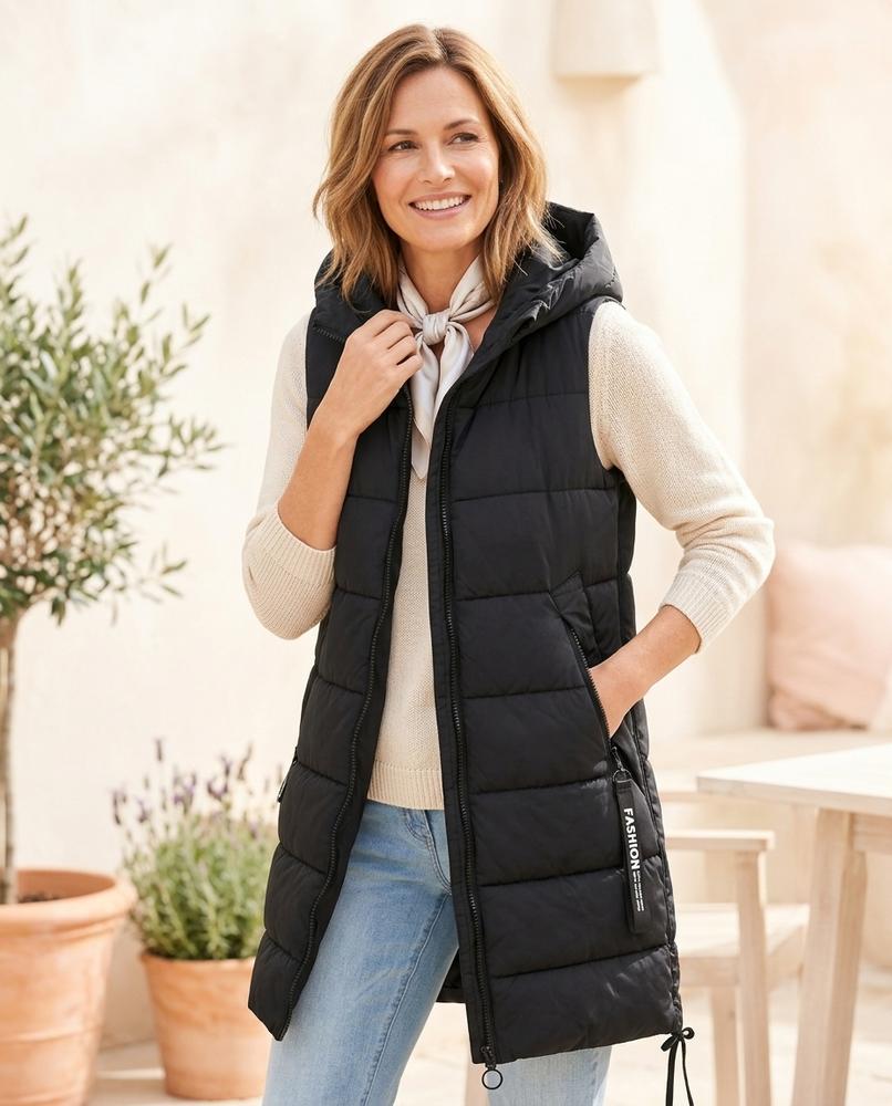 Marvis Mode - Comer | Gesteppte Lange Weste Damen