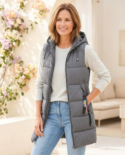 Marvis Mode - Comer | Gesteppte Lange Weste Damen