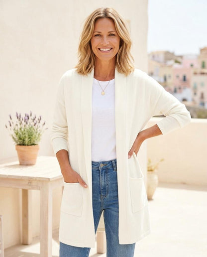 Marvis Mode - Nevan | Langärmliger Offener Cardigan Damen