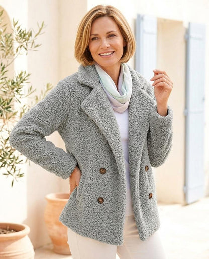 Marvis Mode - Altal | Doppelreihig Strukturiert Jacke Damen