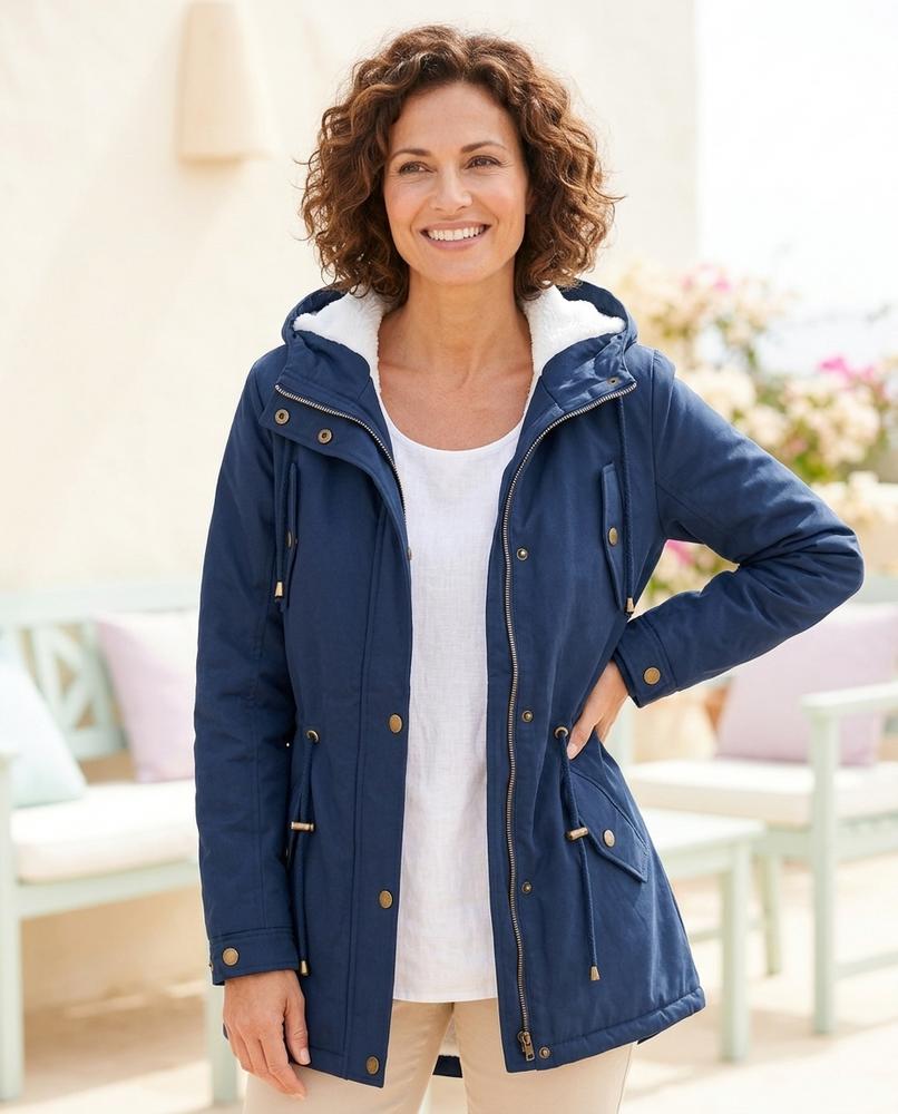 Marvis Mode - Sesan | Gefüttert Taillierbar Jacke Damen