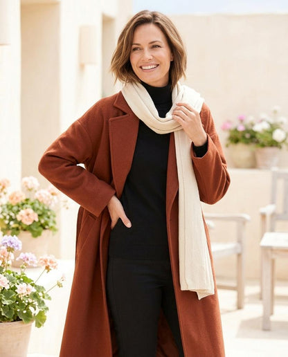 Marvis Mode - Lemon | Weiter Taillierbarer Mantel Damen