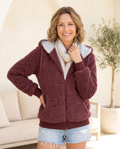 Marvis Mode - Yehul | Gefüttert Strukturiert Jacke Damen