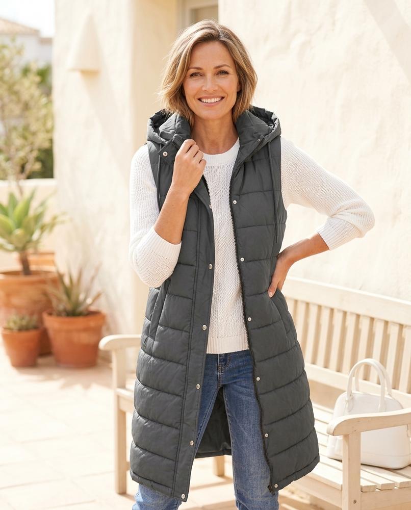 Marvis Mode - Nemer | Gesteppt Wattiert Weste Damen