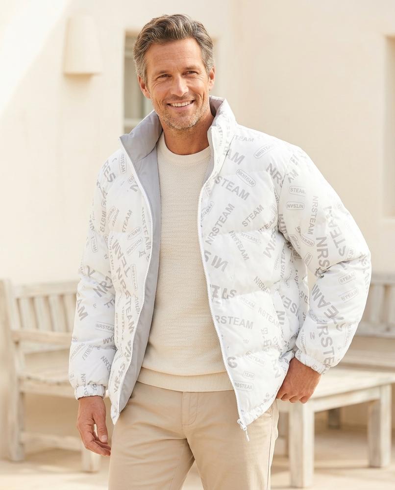 Marvis Mode - Mowan | Wattiert Gemustert Jacke Unisex