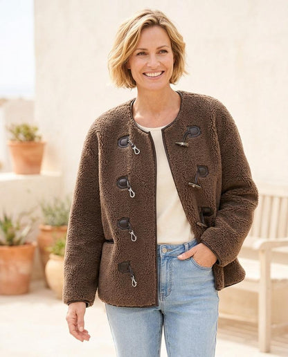 Marvis Mode - Eofuv | Gefütterte Paspelierte Jacke Damen