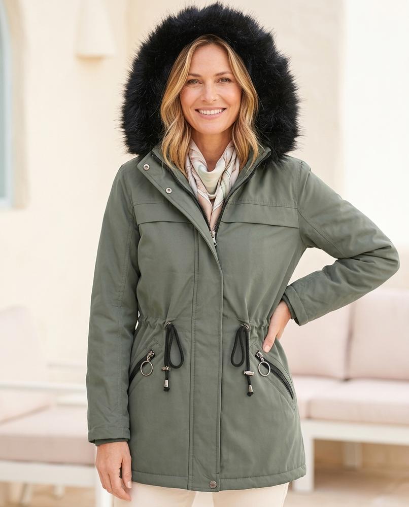 Marvis Mode - Cokil | Gefüttert Taillenregulierbar Jacke Damen