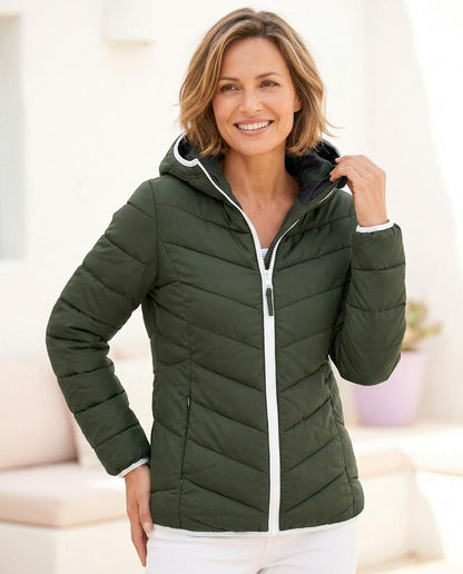 Marvis Mode - Zoris | Gesteppt Tailliert Jacke Damen