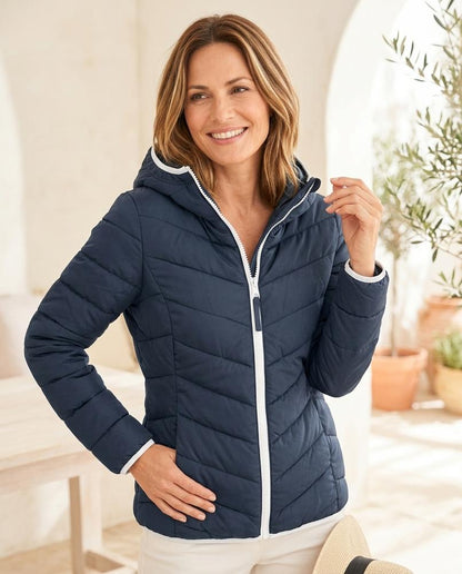 Marvis Mode - Zoris | Gesteppt Tailliert Jacke Damen