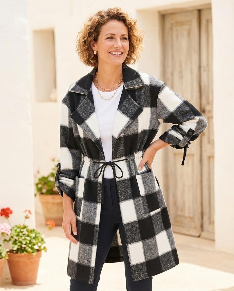 Marvis Mode - Yizek | Verschlusslos Taillenregulierbar Mantel Damen