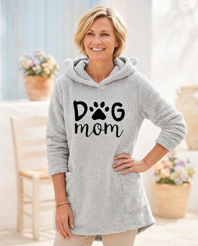 Marvis Mode - Lutar | Langer Strukturierter Hoodie Damen