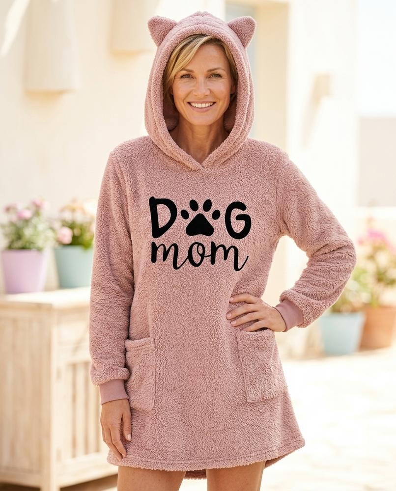 Marvis Mode - Lutar | Langer Strukturierter Hoodie Damen