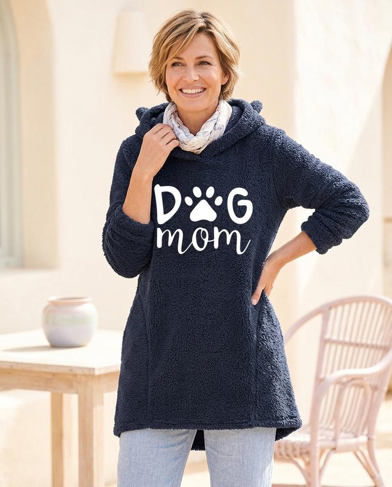 Marvis Mode - Lutar | Langer Strukturierter Hoodie Damen