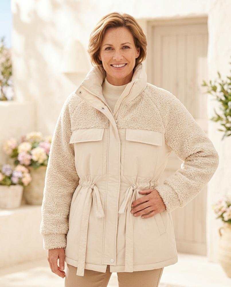 Marvis Mode - Movum | Gefütterte Strukturierte Jacke Damen
