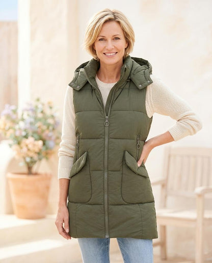 Marvis Mode - Vawat | Gesteppt Gefüttert Weste Damen
