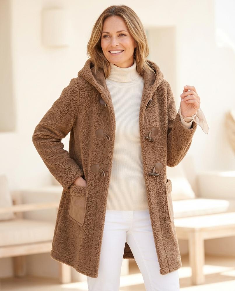 Marvis Mode - Muvom | Gefüttert Kapuzen Mantel Damen