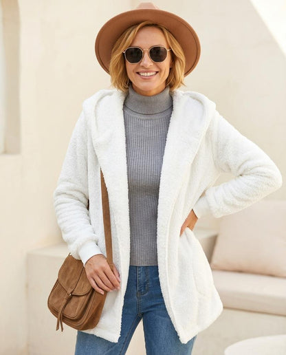 Marvis Mode - Mezad | Offener Teddy Cardigan Damen