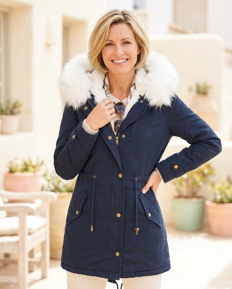 Marvis Mode - Mefiv | Gefütterter Winter Mantel Damen