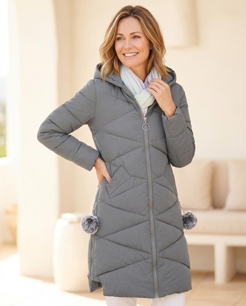 Marvis Mode - Vavol | Gesteppter Wattierter Mantel Damen