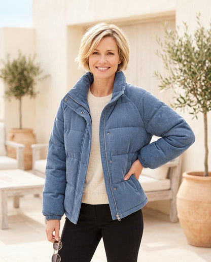 Marvis Mode - Devut | Wattierte Cord Jacke Damen