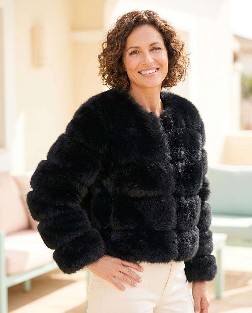 Marvis Mode - Zoton | Gestufte Voluminöse Jacke Damen