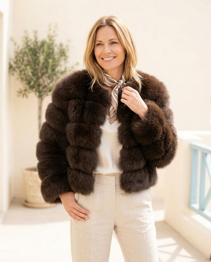 Marvis Mode - Zoton | Gestufte Voluminöse Jacke Damen