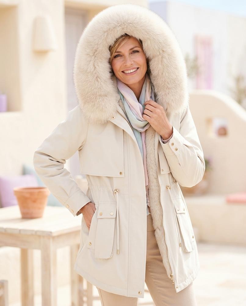 Marvis Mode - Dumus | Gefüttert Pelz Jacke Damen