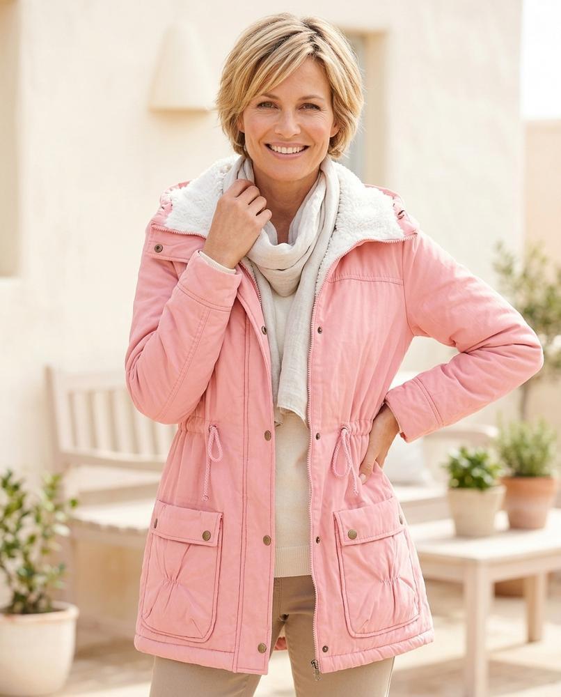 Marvis Mode - Zobil | Gefütterter Taillierbarer Mantel Damen