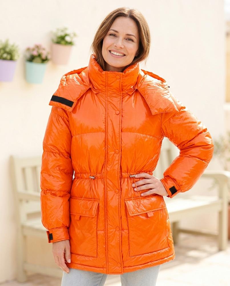 Marvis Mode - Tiker | Glänzend Gesteppt Jacke Unisex