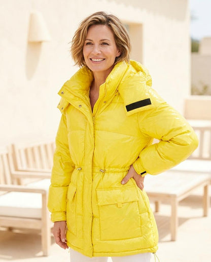 Marvis Mode - Tiker | Glänzend Gesteppt Jacke Unisex