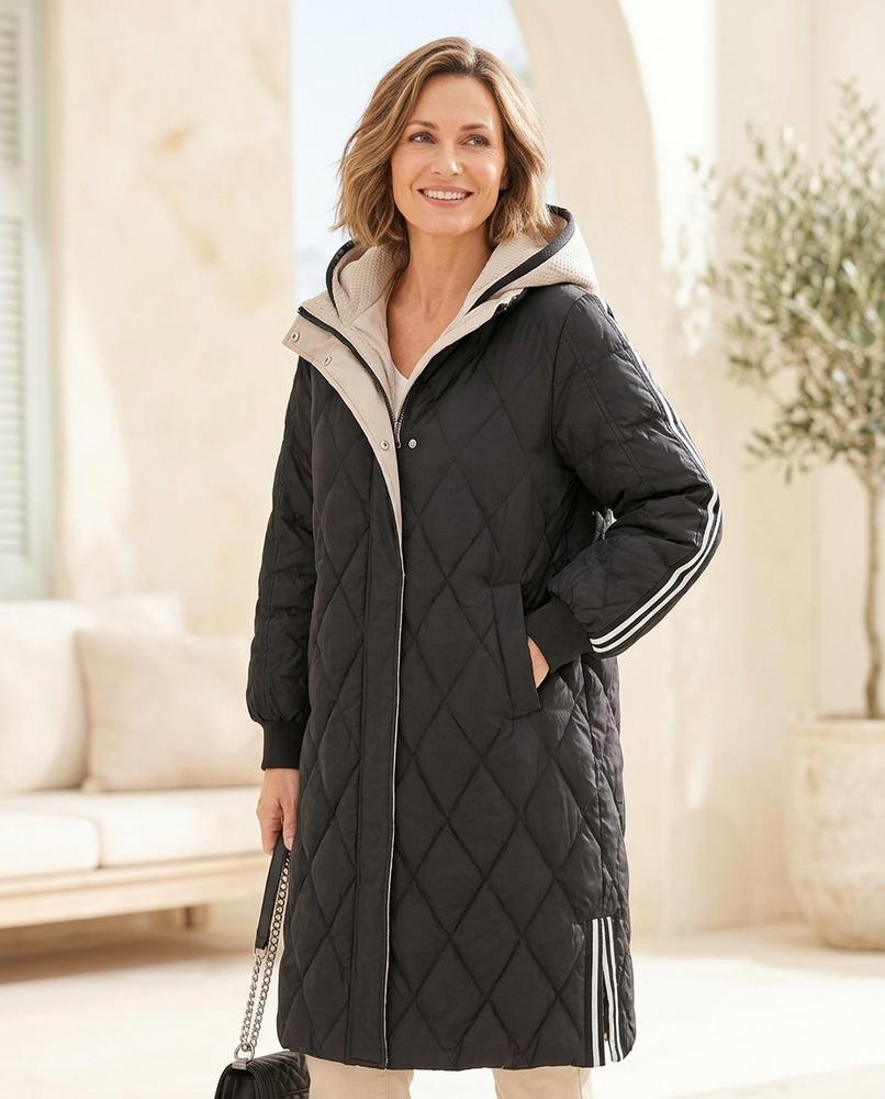 Marvis Mode - Nurad | Gesteppt Gefüttert Mantel Damen