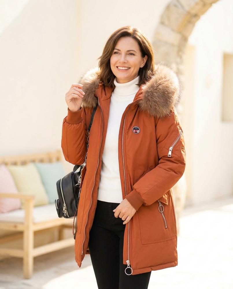 Marvis Mode - Towun | Wattiert Appliziert Mantel Damen