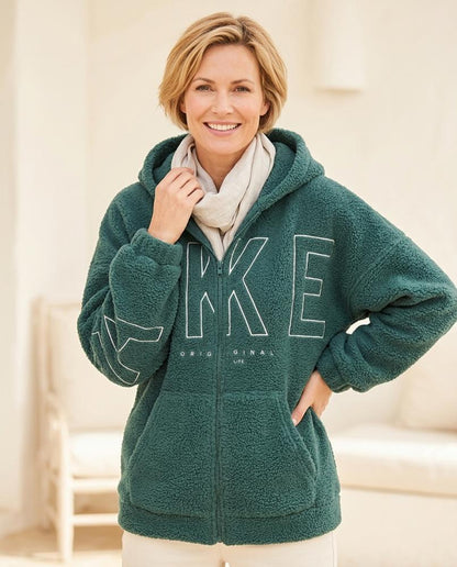 Marvis Mode - Tikot | Strukturiert Bedruckt Hoodie Damen