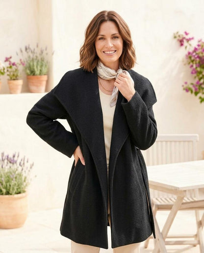 Marvis Mode - Cesut | Gerippte Lange Strickjacke Damen