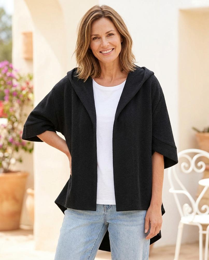 Marvis Mode - Cumuk | Asymmetrischer Offener Cardigan Damen