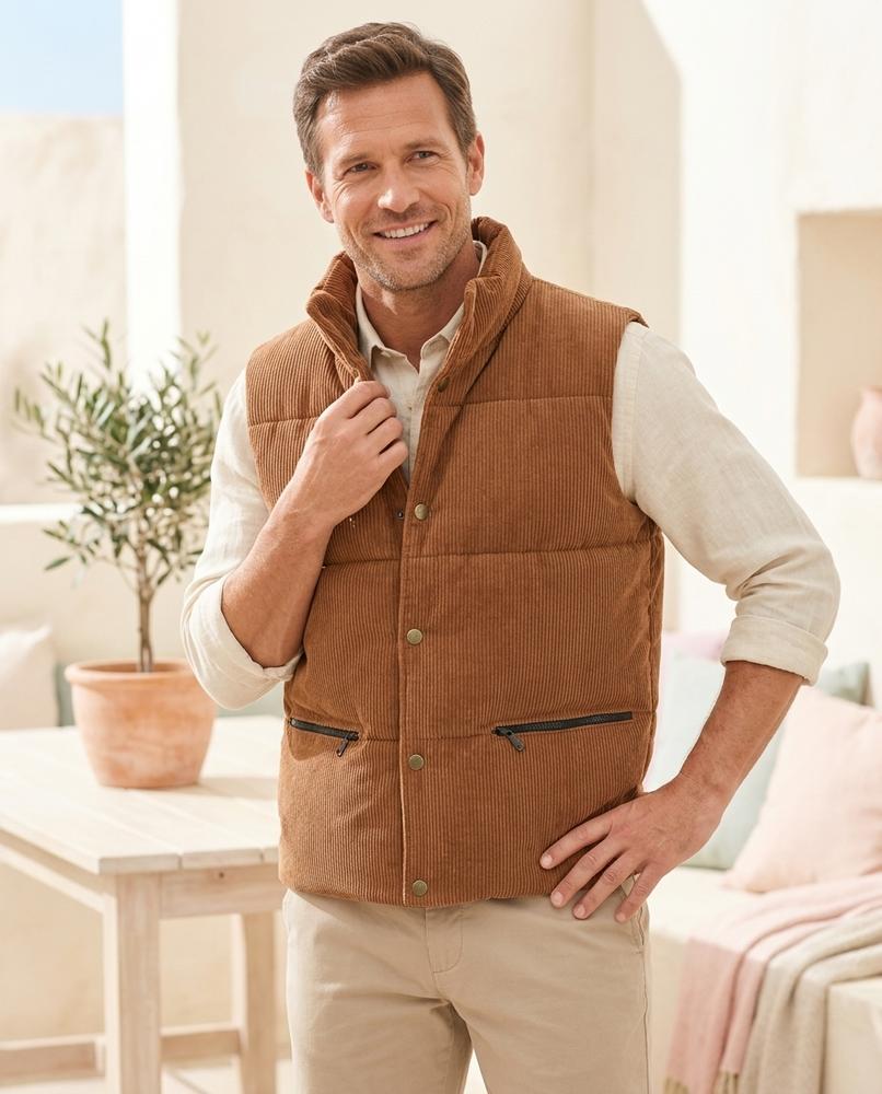 Marvis Mode - Yeked | Wattiert Zweifarbig Weste Unisex