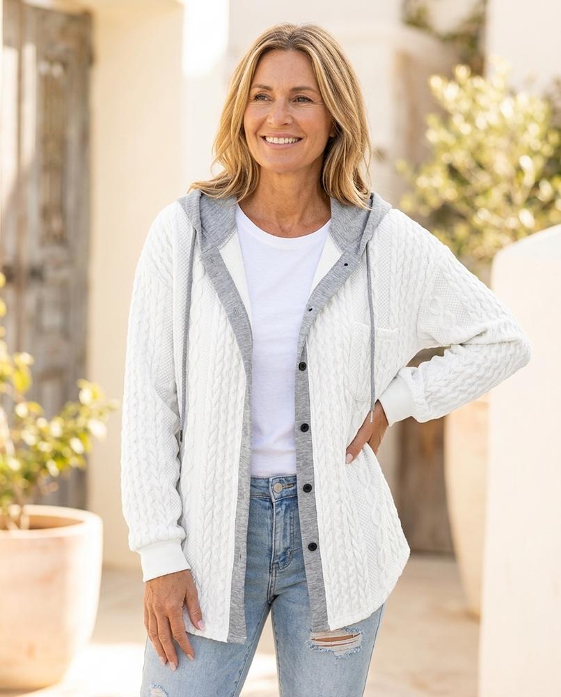 Marvis Mode - Limon | Karierte Gefütterte Jacke Damen