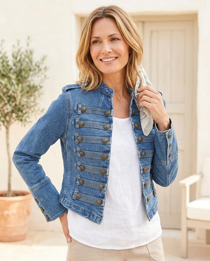Marvis Mode - Newor | Taillierte Verzierte Jacke Damen
