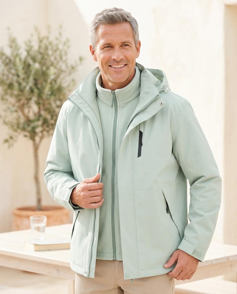 Marvis Mode - Miwet | Gefüttert Kombinierbar Jacke Herren